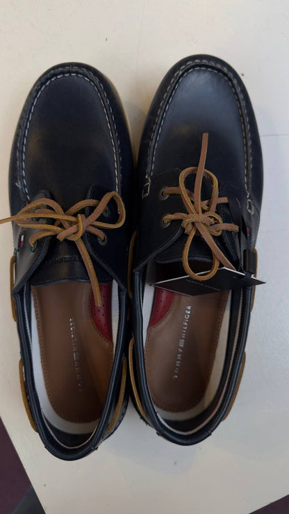 Tommy Hilfiger Classic Leather Driving Moccasins - Desert Sky
