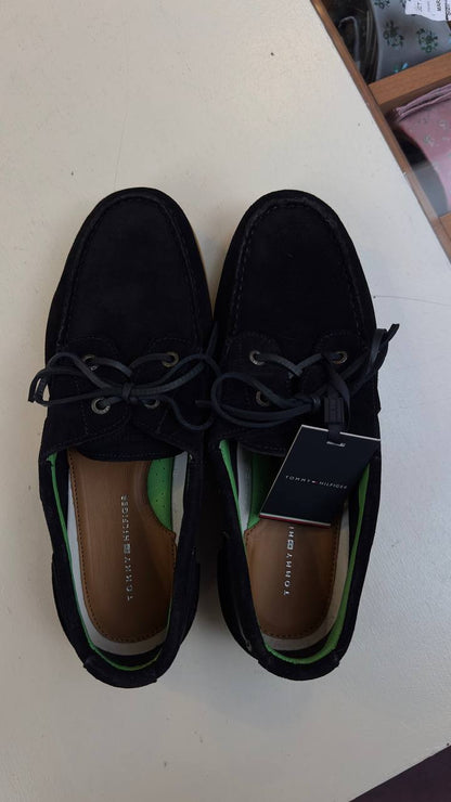 Tommy Hilfiger Essential Leather Driver Moccasins - Desert Sky