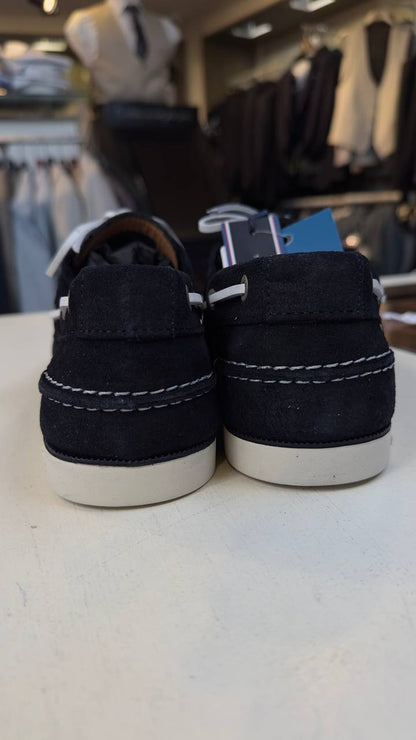 Tommy Hilfiger Classic Suede Boat Shoes - Navy