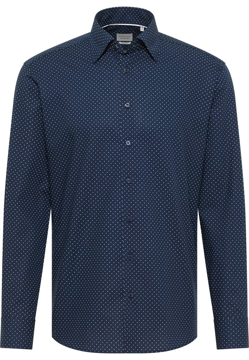 Eterna Modern Fit Shirt 1022/19 X11U - Navy Printed 1SH17712_01-91_bueste_big