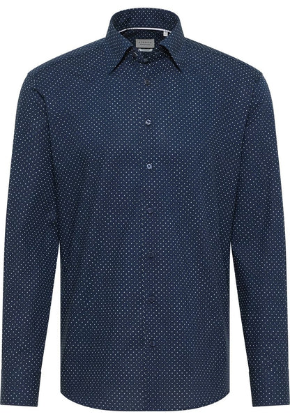 Eterna Modern Fit Shirt 1022/19 X11U - Navy Printed 1SH17712_01-91_bueste_big