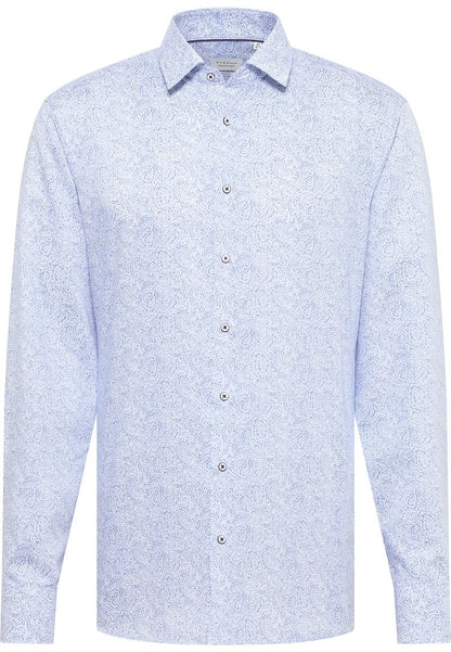 Eterna SLIM FIT Shirt 1020 f171 11 - light blue printed 1SH17728_01-11_bueste_big