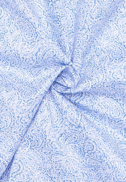 Eterna SLIM FIT Shirt 1020 f171 11 - light blue printed 1SH17728_01-11_detail_big