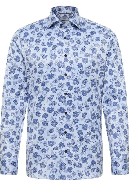 Eterna Slim Fit Shirt 1032/14 F669 - Blue Printed 1SH17748_01-41_bueste_big