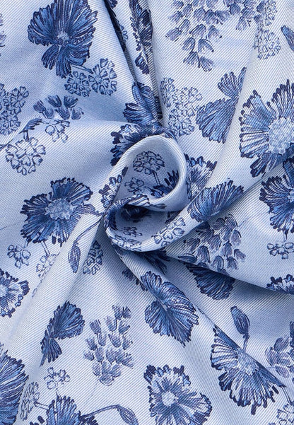Eterna Slim Fit Shirt 1032/14 F669 - Blue Printed 1SH17748_01-41_detail_big