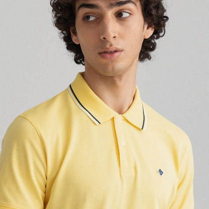 GANT Contrast Tipping Polo Shirt - Yellow 2062003-714-3