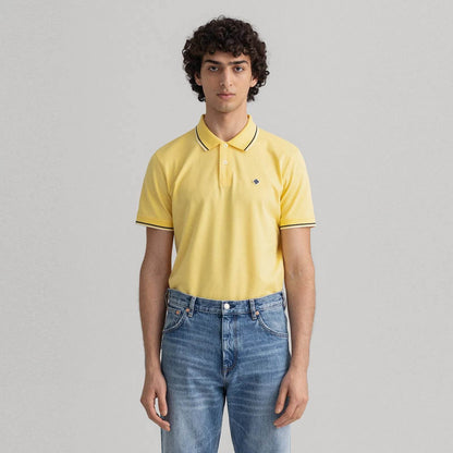 GANT Contrast Tipping Polo Shirt - Yellow 2062003-714