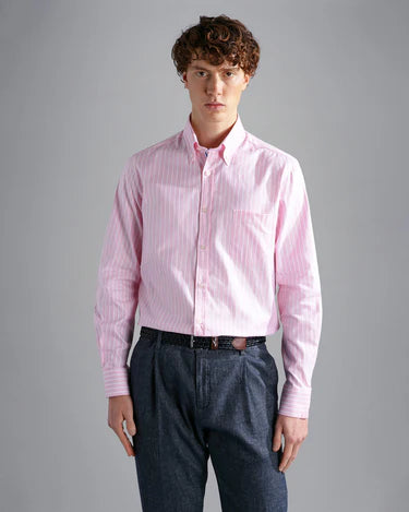 Paul & Shark Paul & Shark Cotton Oxford Shirt 24413296r- Pink 24413296rvg22