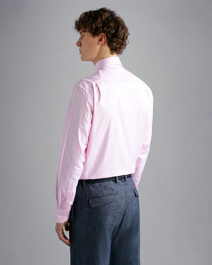 Paul & Shark Paul & Shark Cotton Oxford Shirt 24413296r- Pink 24413296rvg23