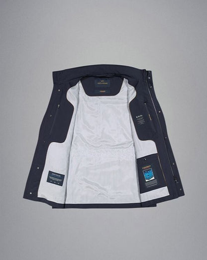 Paul & Shark Typhoon® Re-4x4 Stretch Coat with Alcantara - Dark Blue 25412015-013-2