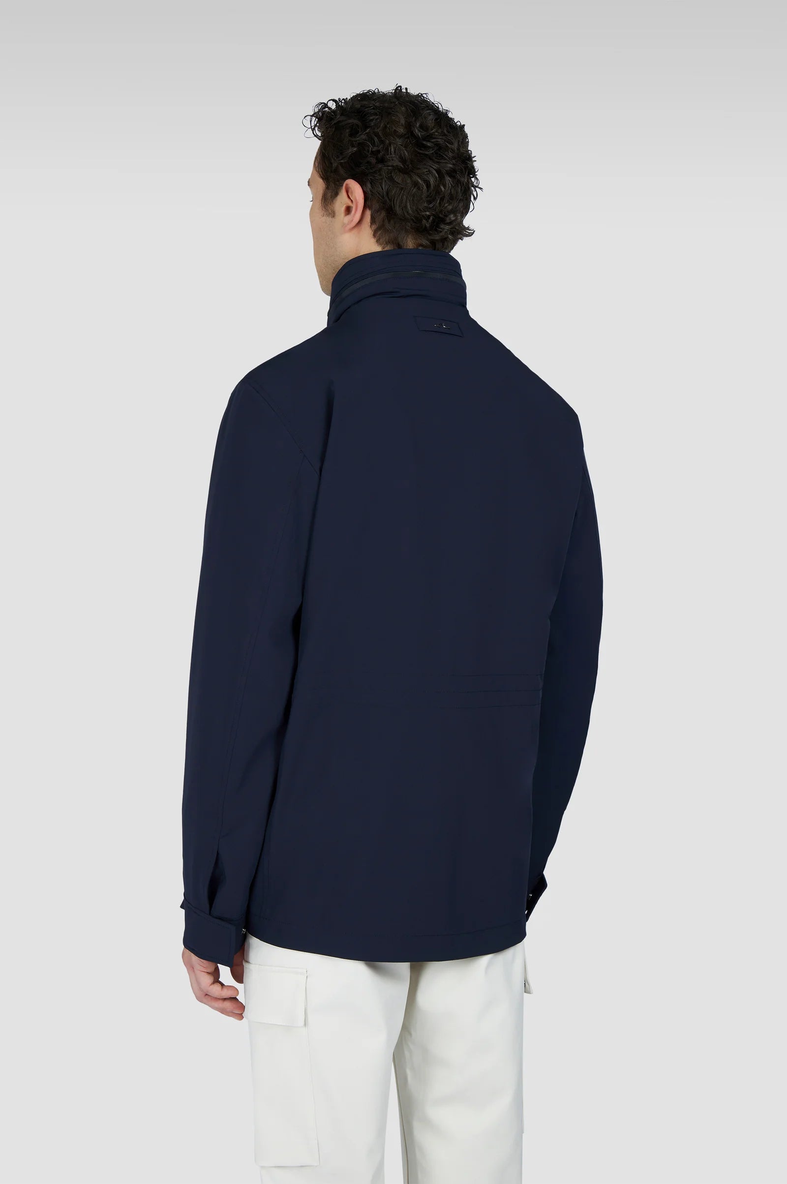 Paul & Shark Typhoon® Re-4x4 Stretch Coat with Alcantara - Dark Blue 25412015-013-2