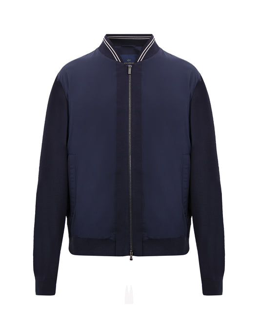 Paul & Shark Giubbotto Ibrido Jacket - Blue 254126070131