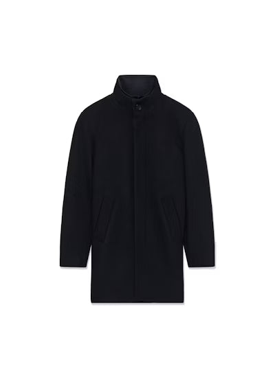 Matinique Harvey Wool Coat - Dark Navy 302038451940115