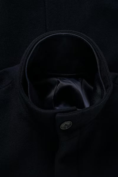 Matinique Harvey Wool Coat - Dark Navy 302038451940116