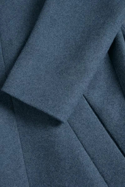 Matinique Harvey Wool Coat - Dust Blue 302038451940267