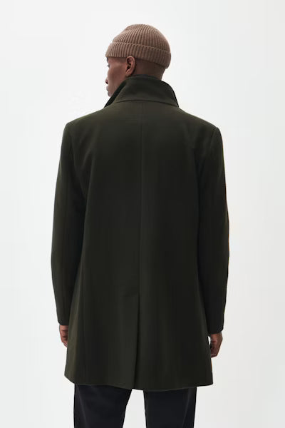 Matinique Harvey Wool Coat - Forest 30203845215054
