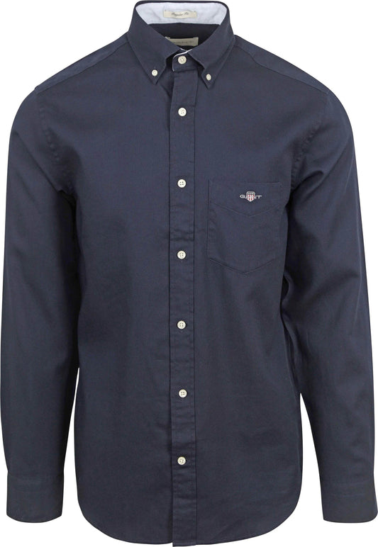Gant Honeycomb Texture Shirt - Navy 3240059-433-1