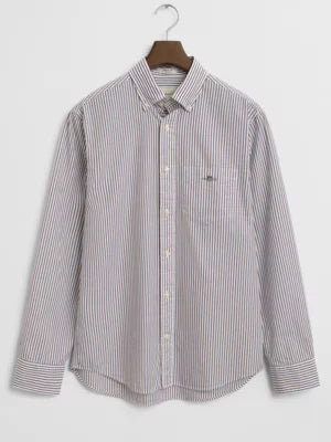 Gant Classic Regular Fit Poplin shirt - Burgundy 3250211-604-1