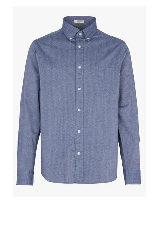 Gant Oxford Dobby Dot Shirt - Persian Blue 32502384231