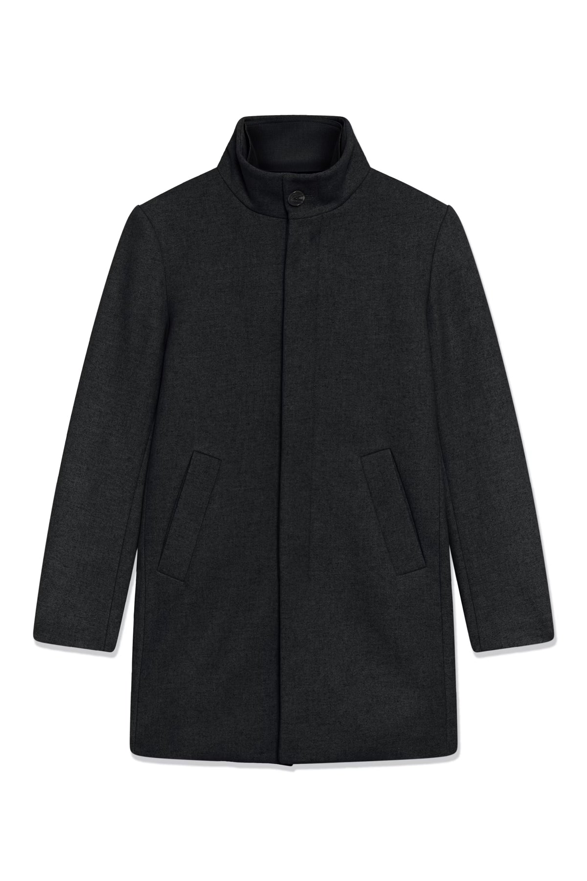 Matinique Harvey Wool Coat - Dark Grey Melange 3915_4d8a0e75-dfe0-4323-be4c-e4aea39a49c9