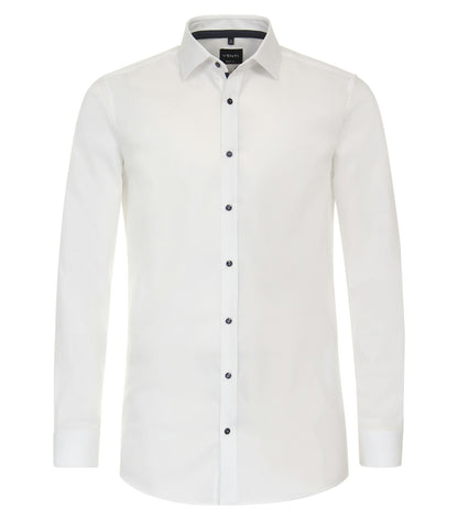 Venti Body Fit Stretch Business Shirt - White 4324-310-image-1-64c31b178c66b