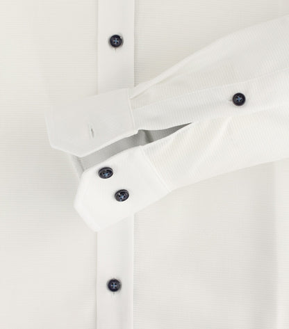 Venti Body Fit Stretch Business Shirt - White 4324-310-image-4-64c31b1949b32