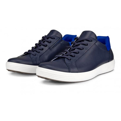 Ecco Soft Slip On Leather Shoes - Navy 470824-61143-1_26167afd-935a-49f8-b413-406db1714257