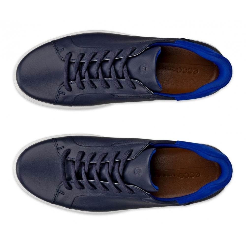 Ecco Soft Slip On Leather Shoes - Navy 470824-61143-4_6c8727af-4692-42da-b0f9-73a4789f22b1