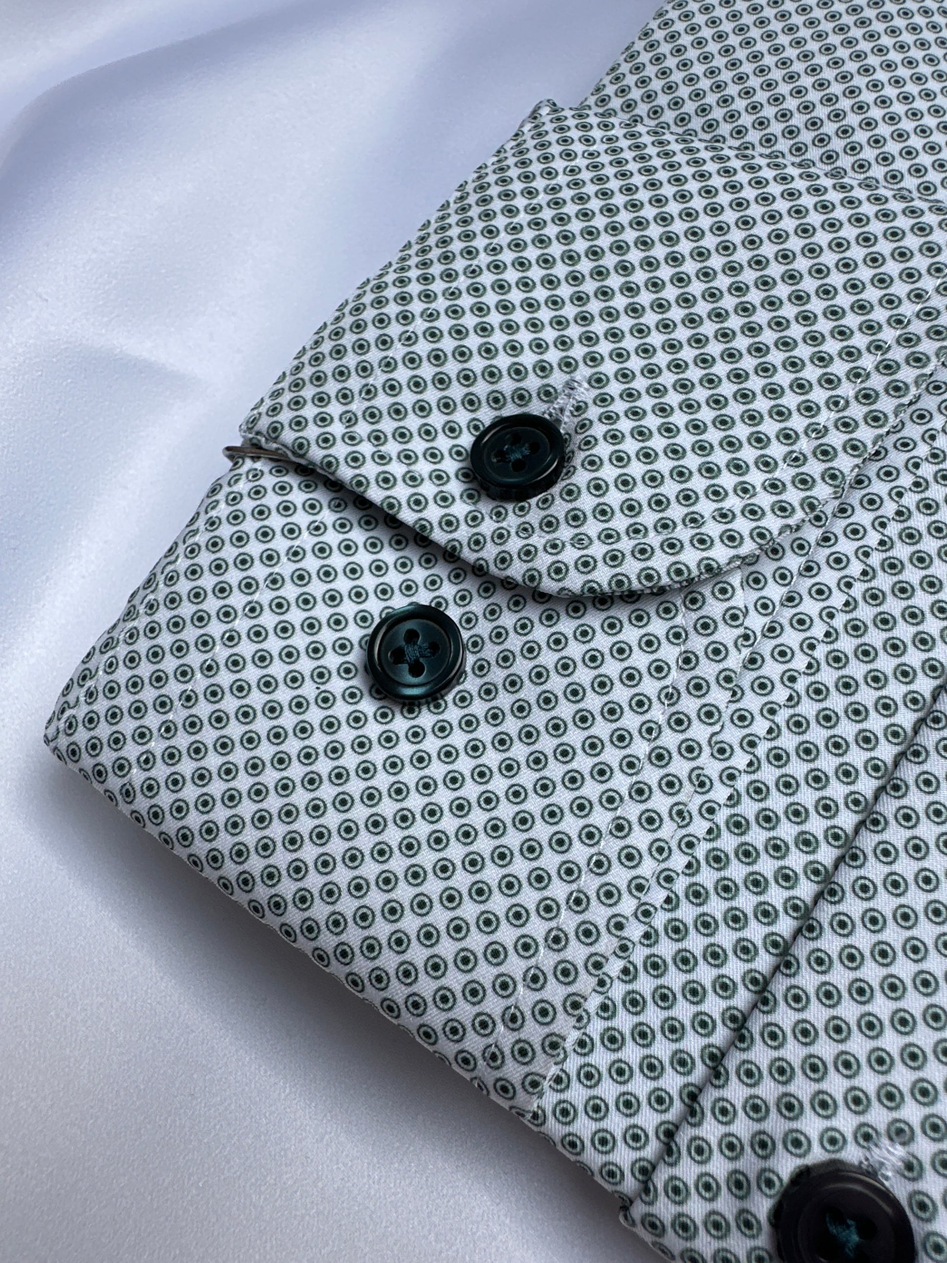 6th Sense Design performance shirt in white and blue at Ryle Menswear, Tralee