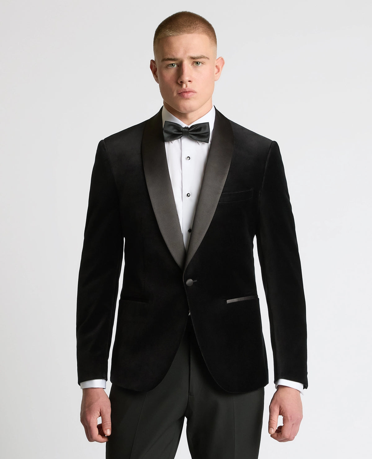 Remus Uomo Romeo J Velvet Dinner Jacket - Black 4_11855_00_00