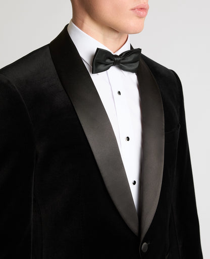 Remus Uomo Romeo J Velvet Dinner Jacket - Black 4_11855_00_04