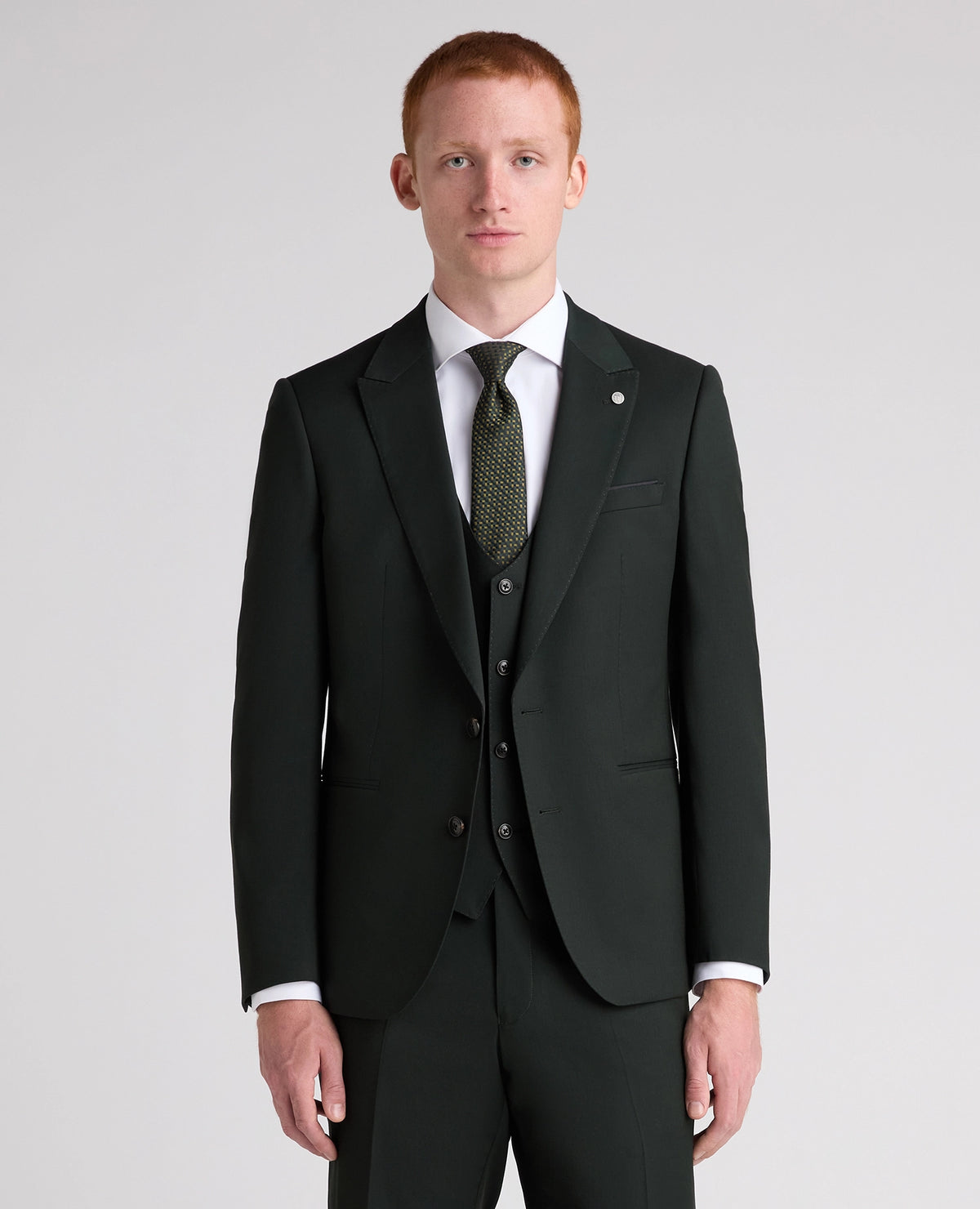 Remus Uomo Massa J Suit Jacket - Dark Green 4_12742_39_00