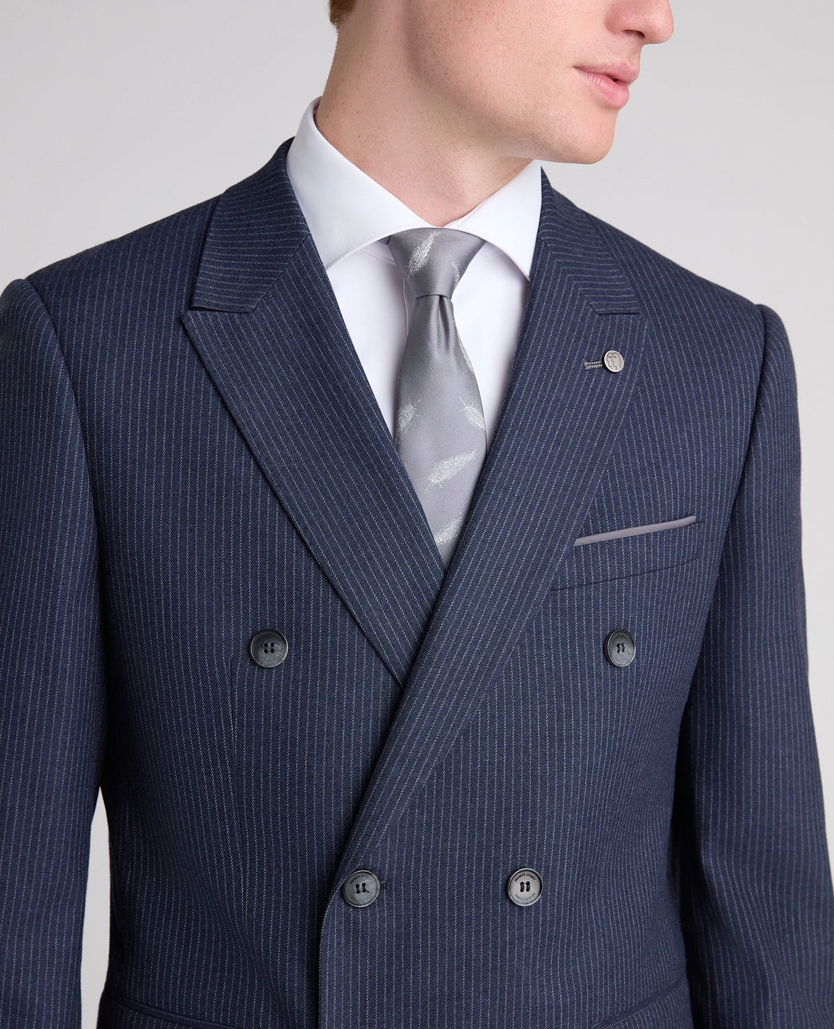 Remus Uomo Marino Suit Jacket - Blue 4_12748D_26_04_1