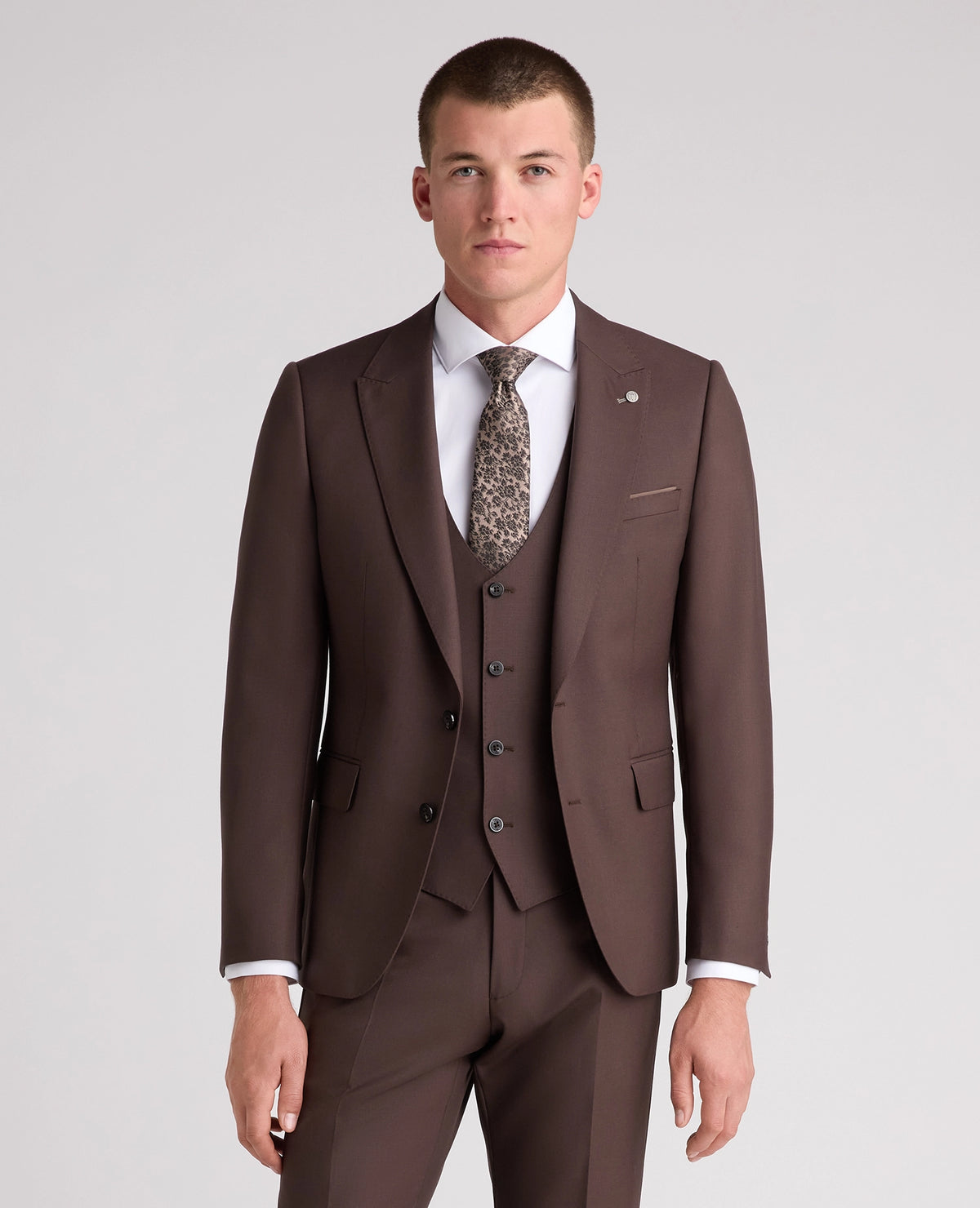 Remus Uomo Massa Suit Jacket - Brown 4_42740_47_00