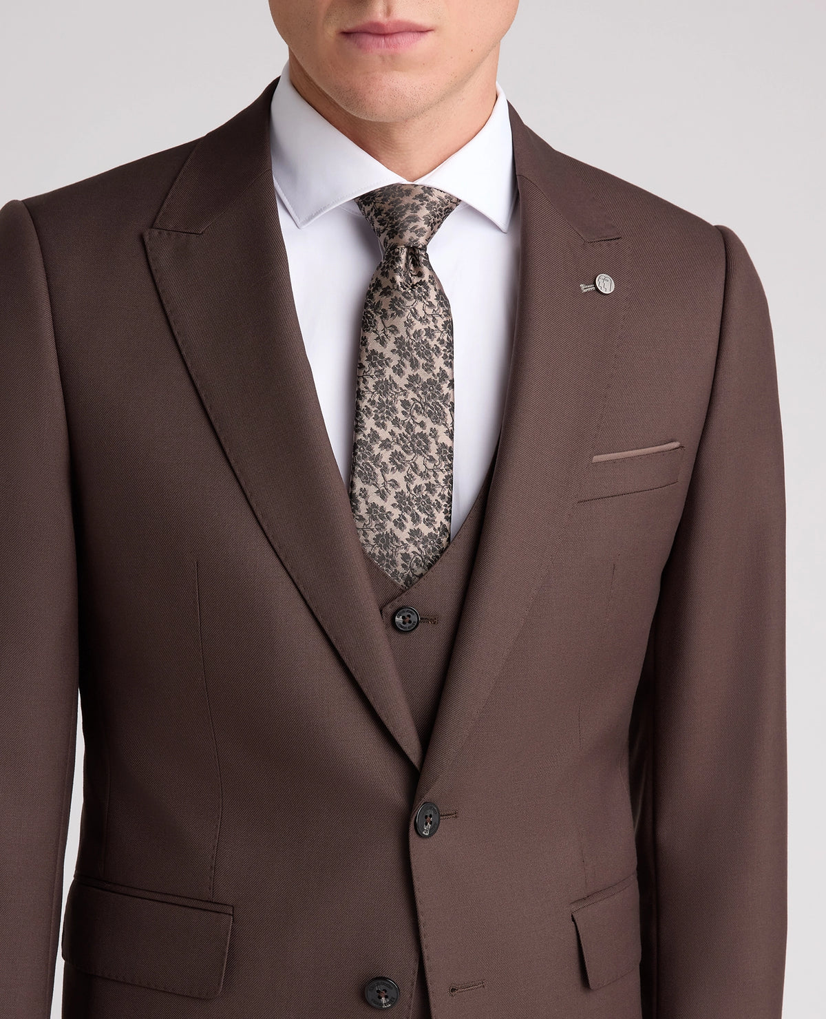 Remus Uomo Massa Suit Jacket - Brown 4_42740_47_04