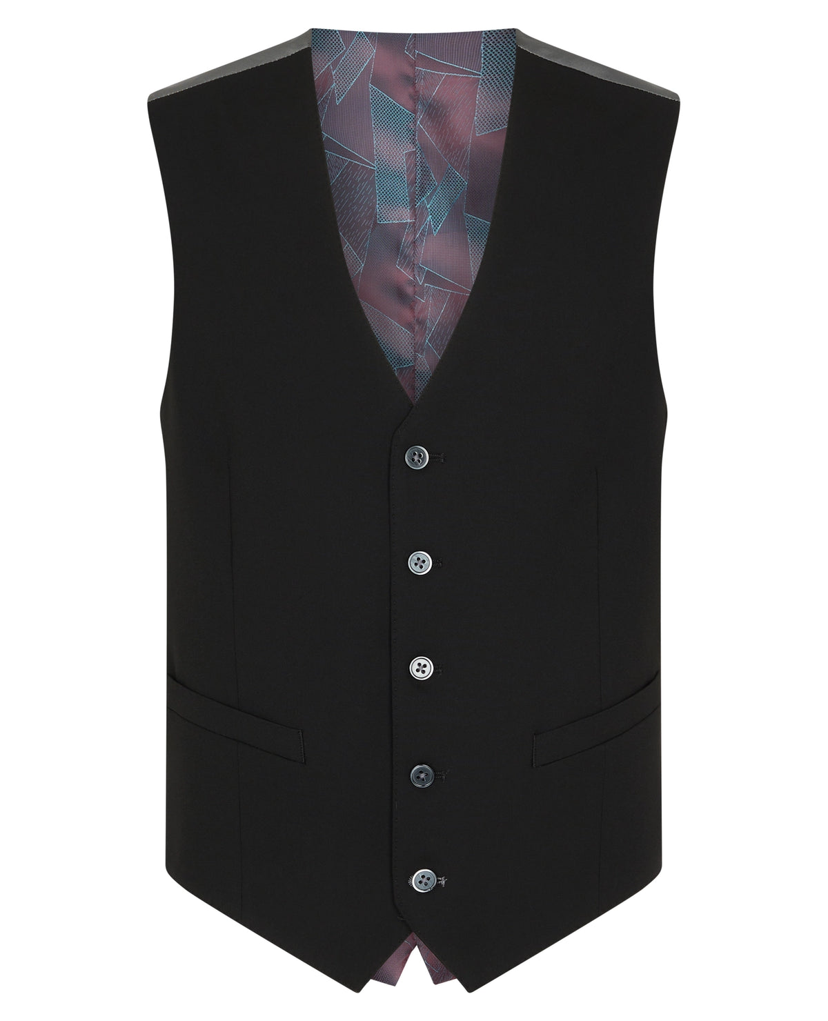 Remus Uomo Palucci Waistcoat - Black 4_51770_00_01_1