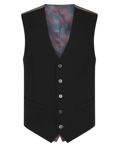 Remus Uomo Palucci Waistcoat - Black 4_51770_00_01_1