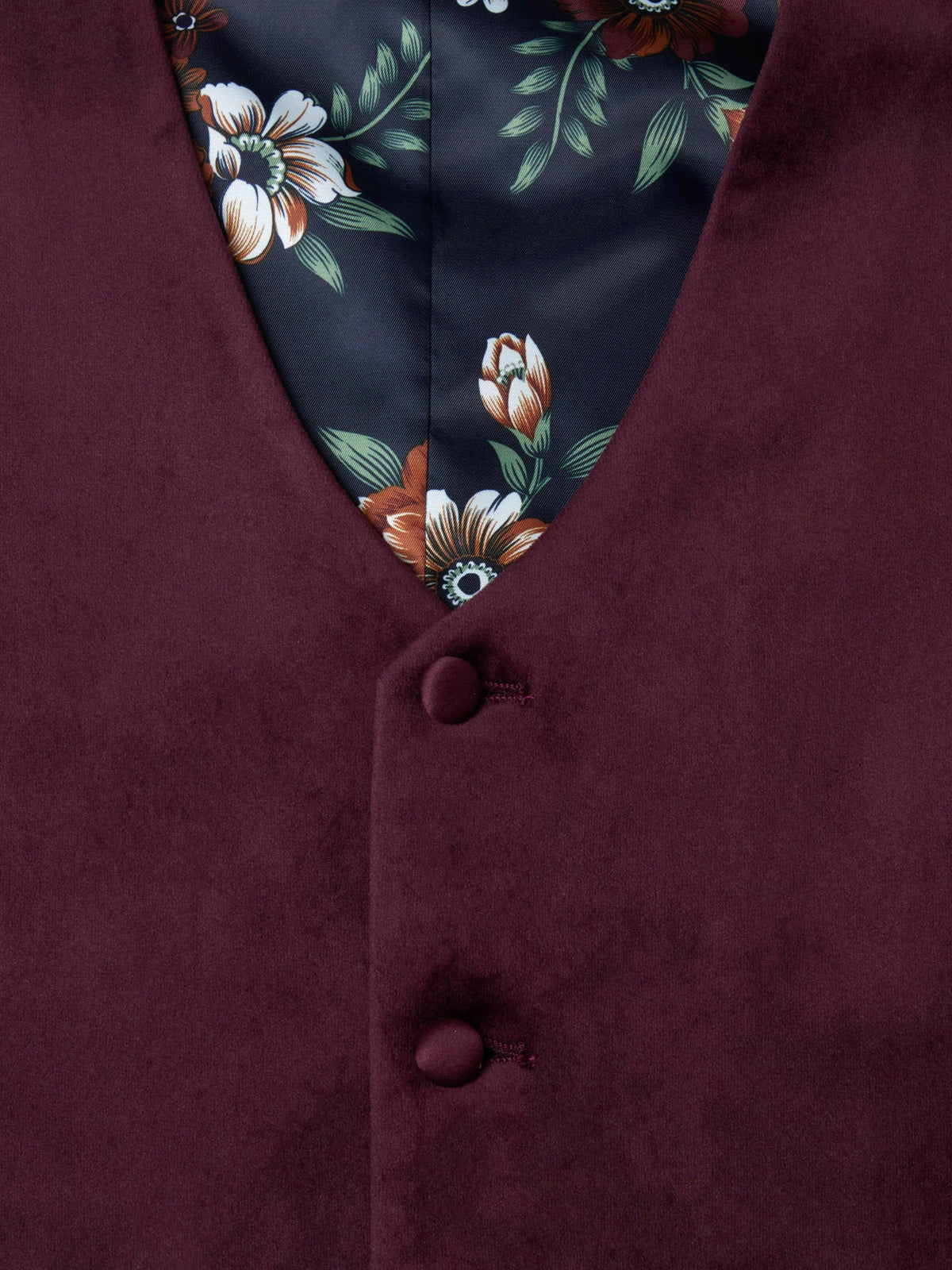 Spin Jaden Waistcoat - Dark Red 4_51948_68_02_1