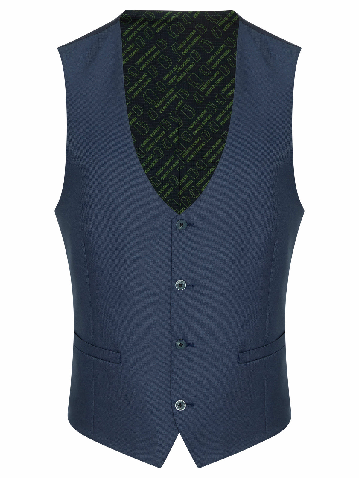 Remus Uomo Massa Waistcoat - Blue 4_52740_27_01_1