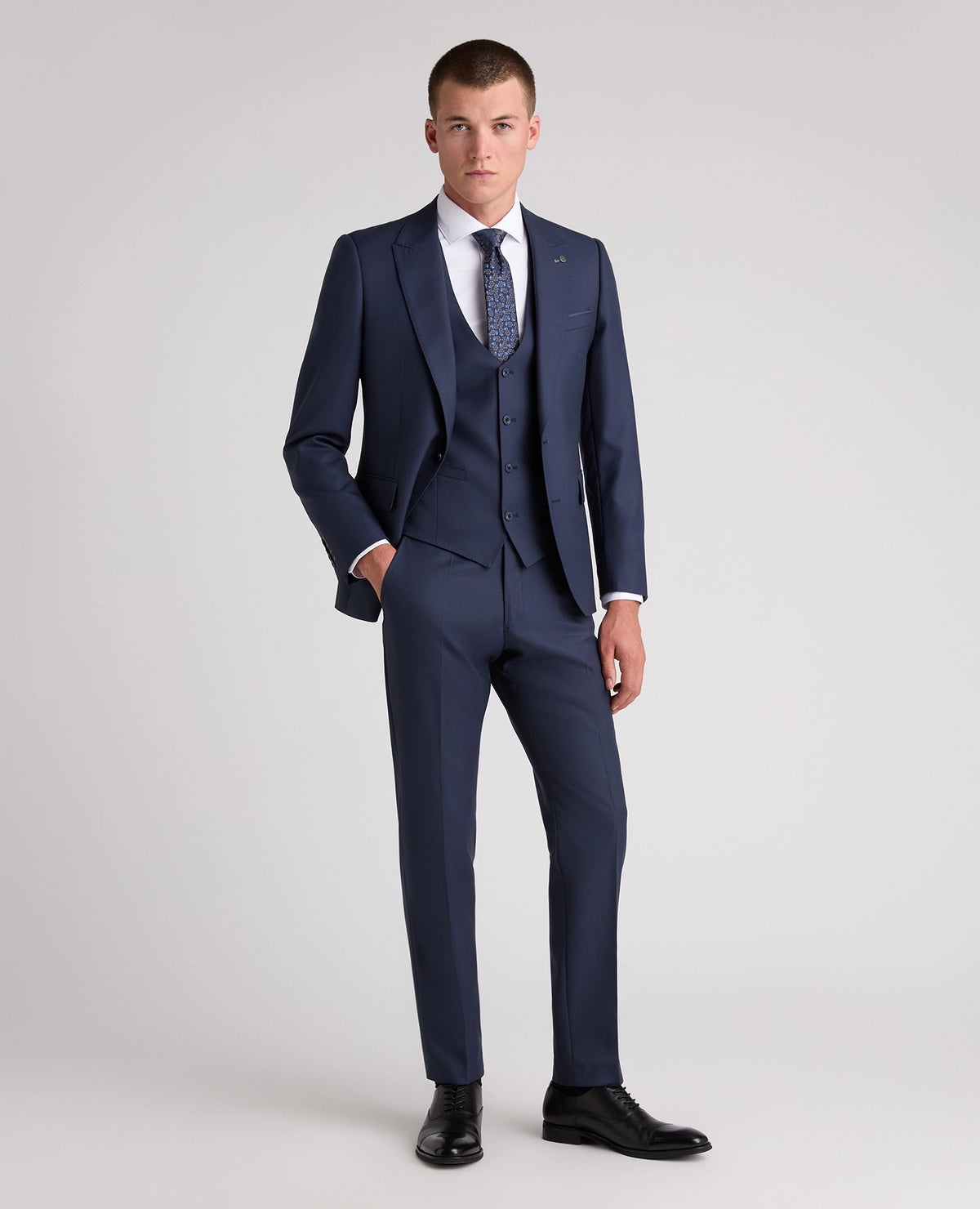 Remus Uomo Massa Waistcoat - Blue 4_52740_27_02