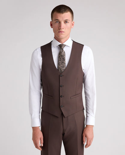 Remus Uomo Massa Waistcoat - Brown 4_52740_47_00