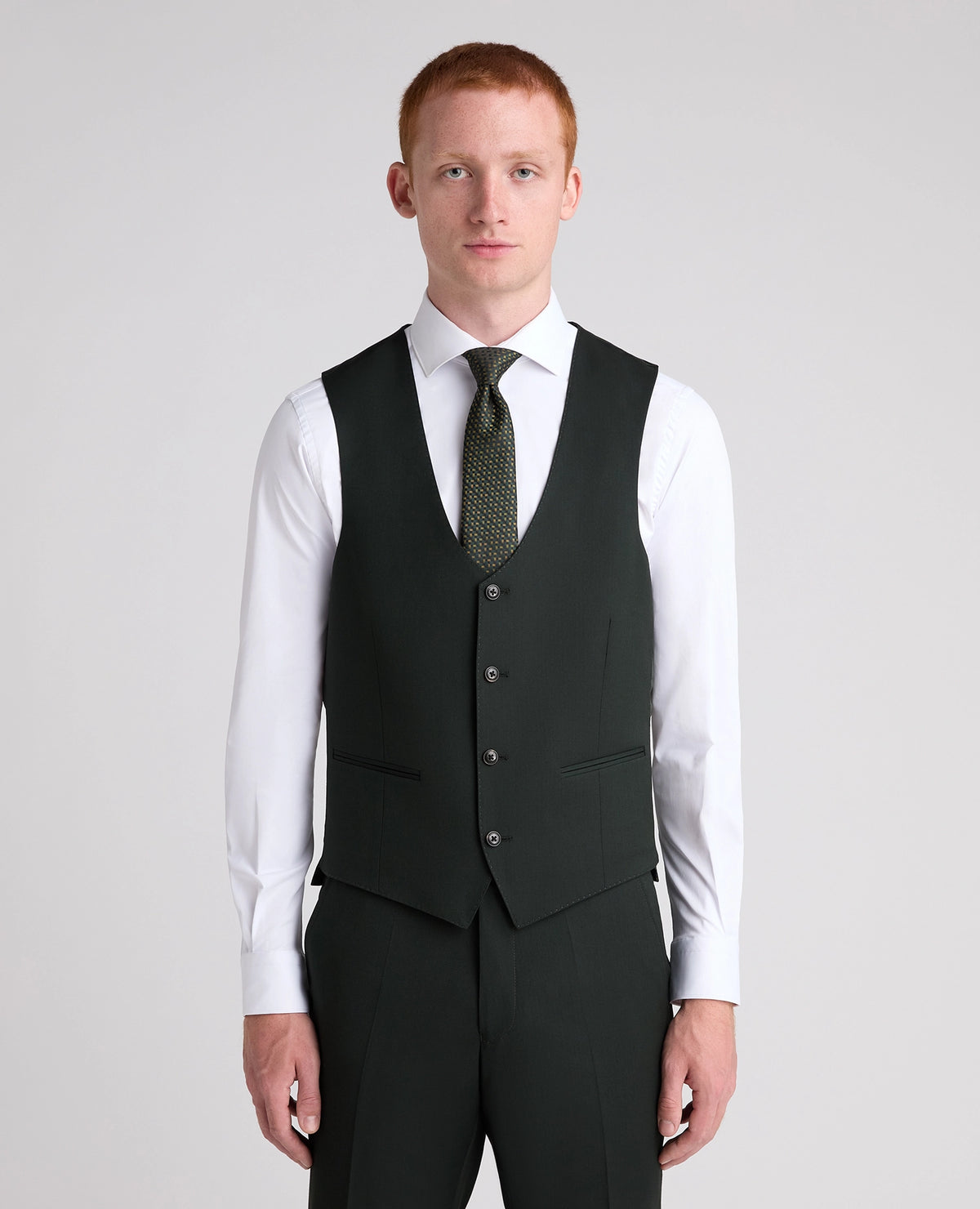 Remus Uomo Massa J Waistcoat - Dark Green 4_52742_39_00