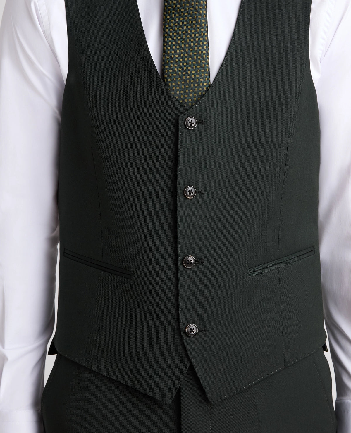 Remus Uomo Massa J Waistcoat - Dark Green 4_52742_39_04