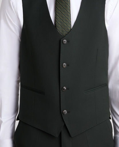 Remus Uomo Massa J Waistcoat - Dark Green 4_52742_39_04