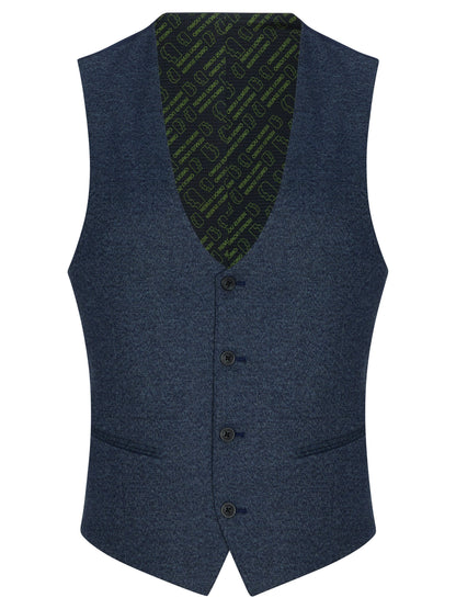 Remus Uomo Monza J Waistcoat - Blue 4_52744_27_01
