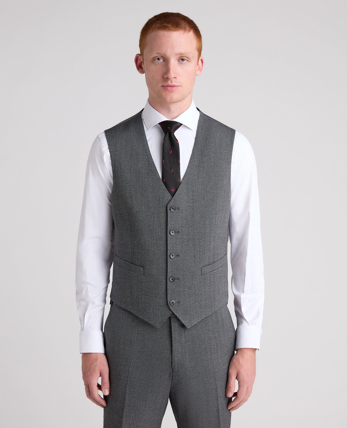 Remus Uomo Peppe Waistcoat - Grey 4_52746_07_00