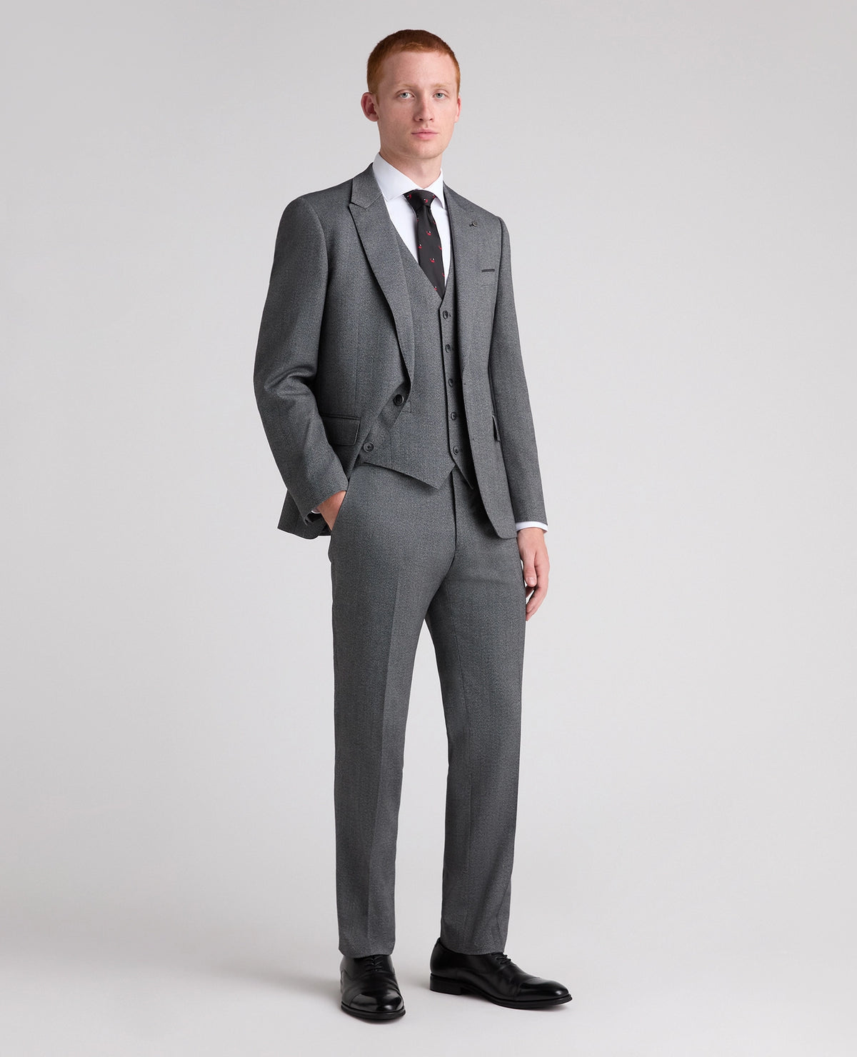 Remus Uomo Peppe Waistcoat - Grey 4_52746_07_02