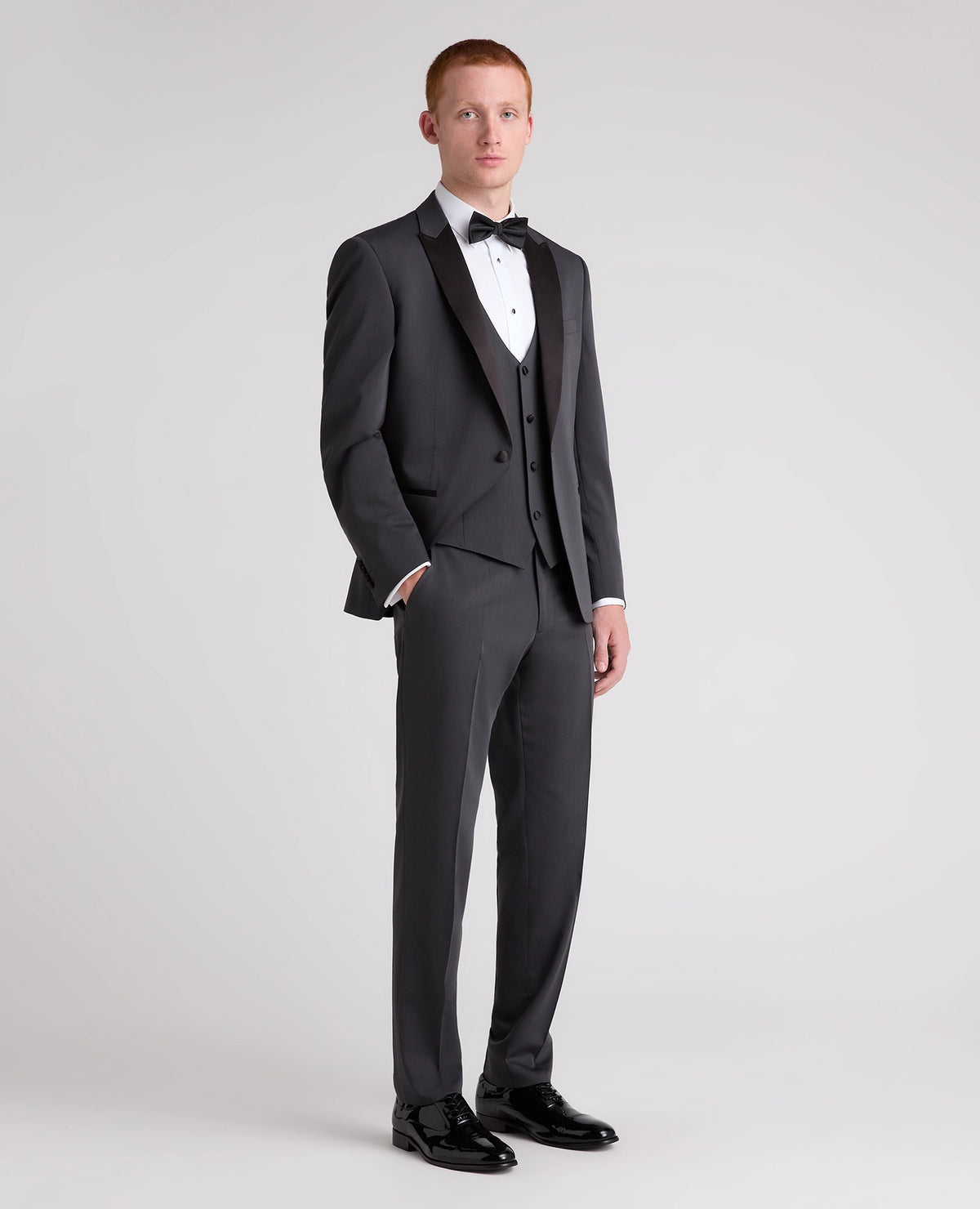 Remus Uomo Russo J Waistcoat - Dark Grey 4_52755_08_02