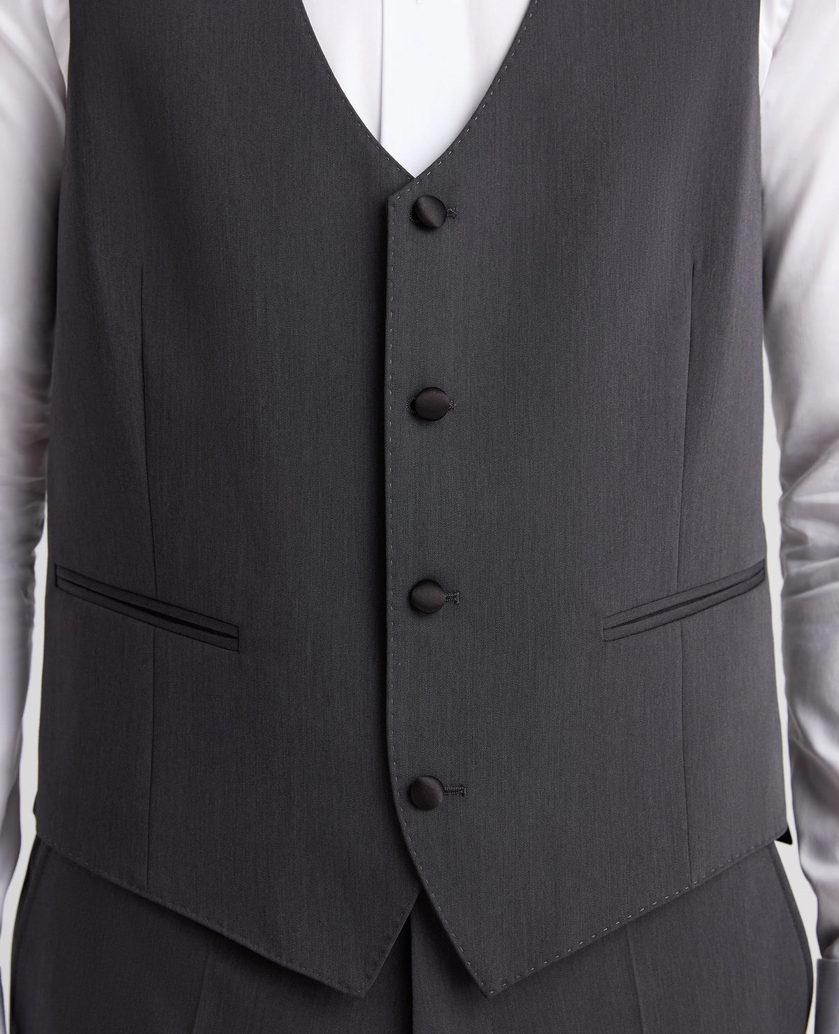 Remus Uomo Russo J Waistcoat - Dark Grey 4_52755_08_04