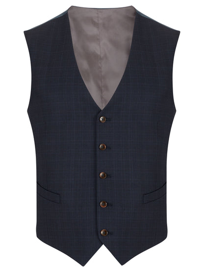 Daniel Grahame Damon Waistcoat - Navy 4_53498_78_01